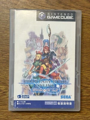 Phantasy Star Online Episode I II 1 2 Nintendo Gamecube NTSC-J Japanese - Image 1 of 4