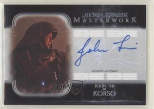 2020 Topps Star Wars Masterwork Auto John Tui Korso as #A-JT Auto gd1
