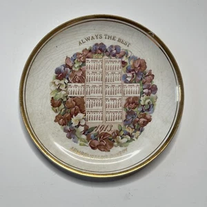 1913 Advertising Calendar Plate Always the Best Armbuster Bakery - Picture 1 of 9