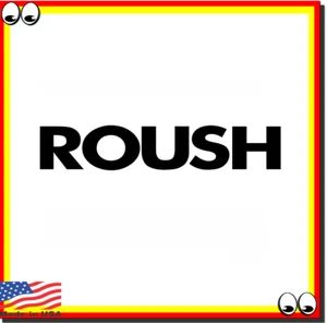 ROUSH Racing Mustang Vinyl Cut Decal Sticker Logo For Door Handles, Windows Etc. - Picture 1 of 3