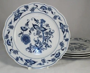 Grupo de 4 platos de ensalada Blue Danube Japón - Imagen 1 de 3