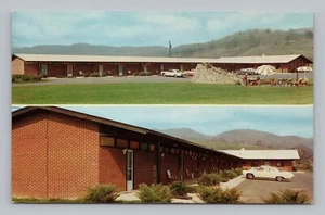 Postkarte Marlinton Motor Inn West Virginia um 1968 Oldtimer Autos - Bild 1 von 2