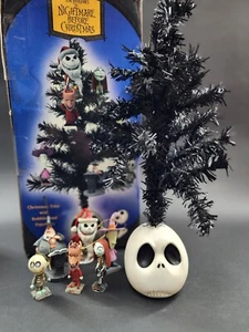 Nightmare Before Christmas Tree Bobblehead Figurines NECA 2003 Tim Burton Read! - Picture 1 of 10