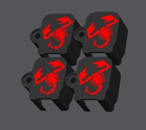 Cover Bobina Abarth 500/595/695 CON LOGO & Motori T-jet 1400 Varie Colorazioni - Imagen 1 de 12