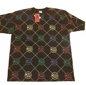NEU The Infamous schwarzes Schaf Outlawz Messing Knöchel gold Logo Herren XXL Shirt - Bild 1 von 5
