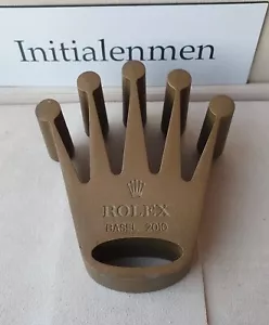 ROLEX BRONZE paperweight 2010 BaselWorld VIP gift BIG CROWN - Picture 1 of 10