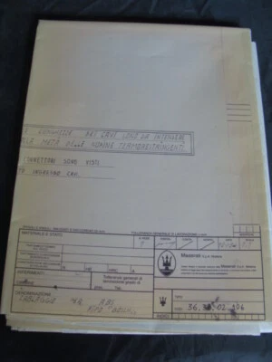 Disegno Maserati Biturbo cablaggio plancia per ABS tipo Bosch - Immagine 1 di 4