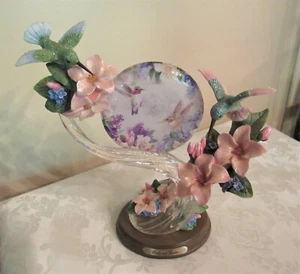 Lena Lui "Enchanted Garden" Hummingbird Figurine * 2004 Bradford Exchange *C9962 - Bild 1 von 11