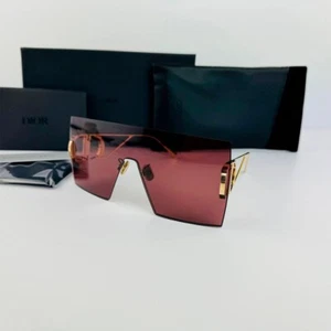 CHRISTIAN DIOR 30 MONTAIGNE M1U Women's Mask Burgundy Ladies Sunglasses - Picture 1 of 6