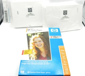 Papier fotograficzny HP Premium 4 x 6 atramentowych błyszczących ponad 300 arkuszy QQ1990A i QQ6638-60026 - Zdjęcie 1 z 6