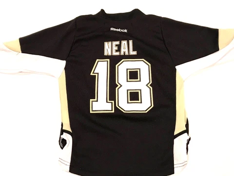 Reebok Pittsburgh Penguins NHL James Neal #18 Youth Toddler Black Jersey 2T-4T Cover