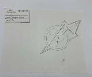 G.I. Joe: Sgt. Savage 1994 Produktion SIGNIERT Darrel Bowen KOPIE Modell Cel Zeichnung - Bild 1 von 2