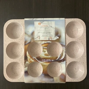 Masterclass Premium Muffin Pan 12 Cup Non Stick Heavy Gauge Steel NEW PINK - Picture 1 of 3
