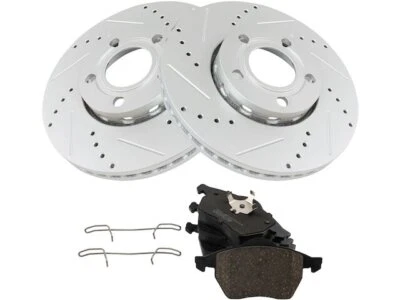 Kit de pastilha de freio e rotor dianteiro Volkswagen Passat 1998 44473CP rotor de freio - Imagem 1 de 2