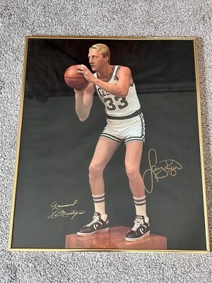 LARRY BIRD BOSTON CELTICS AUTOGRAPHED - Image 1 of 4