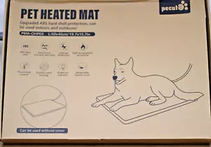 Pet Heating Pad 40x50cm Constant Heat Mat Water Fire Proof Soft Cosy arthritis - Picture 1 of 15