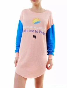 WILDFOX ‘Cover Me in Sunscreen take me to Water’ Graphic TUNIC S - Picture 1 of 5