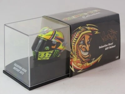 Minichamps Valentino Rossi AGV Helmet MotoGP 2013 1/8 398130046 - Immagine 1 di 4