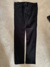 River Island Men's Size 38 UK L Black Skinny Jeans W38 X 32L