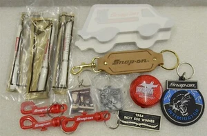 "New" Snap-on Tools Collectibles Key Fobs & Rings & Post it Note Pad 14 Items - Picture 1 of 9