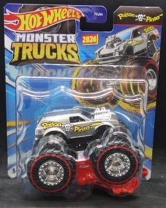 Hot Wheels Monster Trucks Treasure Hunt Poison Pinto silver 2024 rare - Picture 1 of 2