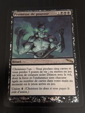 Mtg magic mirrodin promise of power (French) promise of power nm foil