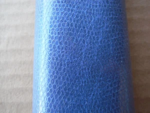 Blue tolex snake skin look 53" x 36" - Picture 1 of 3