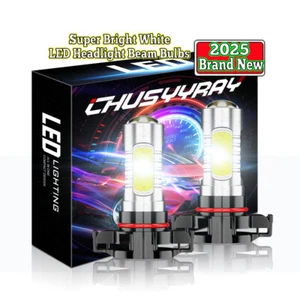 5202 LED Fog Light Bulbs Super Bright For Chevy Suburban Tahoe 2007-2014 5000K - Picture 1 of 14
