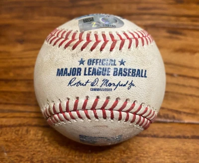 Alek Thomas Diamondbacks Game Used DOUBLE Baseball 6/23/2023 Giants Hit + RBI GO - Image 1 of 4