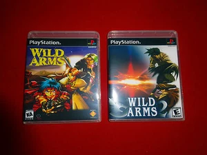 Empty Replacement Cases !  Wild Arms 1 + 2 Playstation 1 PS1 Double Longbox - Picture 1 of 6