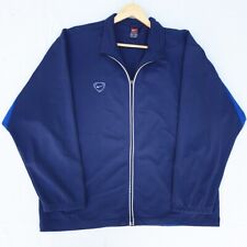 Nike Team vintage Mens Long sleeve track jacket embroidered navy blue XL 90s