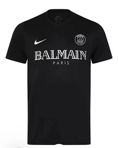 PSG Black Soccer Designer Jersey EU XL US Adult Large - Picture 1 of 8
