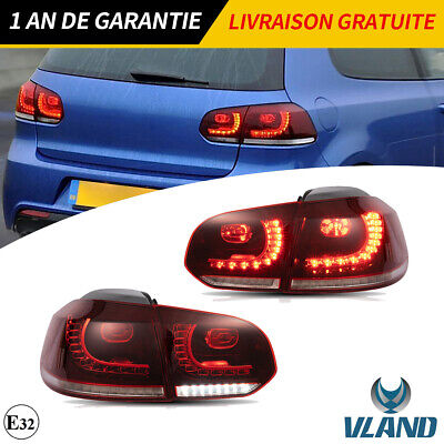 VLAND LED Feux Arrière Pour 2008-2013 VW GOLF 6 MK6 VI GTI GTD R TSI TDI 2012 • 291.41€