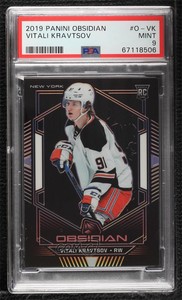 2019-20 Panini Chronicles Obsidian /199 Vitali Kravtsov #O-VK PSA 9 MINT