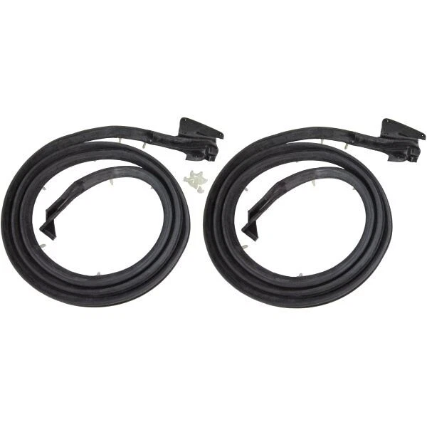 Front Door Weatherstrips Compatible With 1965-1968 Ford Galaxie 500 - Image 1 of 1
