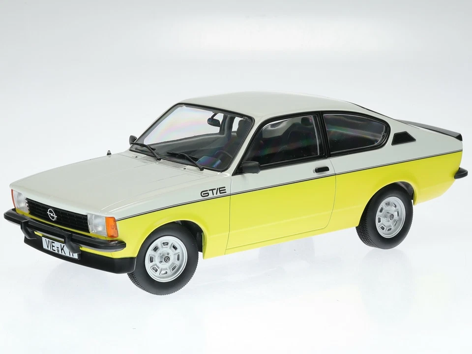 Opel Kadett C GT/E Coupe 1977 weiss-gelb Modellauto 183650 Norev 1:18 - Bild 1 von 4