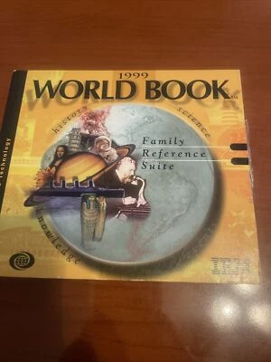 1999 World Book Family Reference Suite IBM CD History Science Knowledge 3 Discs - Image 1 of 4