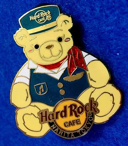 NARITA AIRPORT TOKYO JAPANESE AIRLINE FLIGHT ATTENDANT BEAR Hard Rock Cafe PIN - Picture 1 of 1