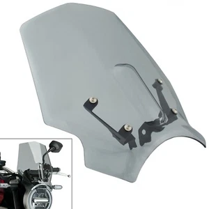 Smoke Grey Windscreen Windshield Screen For HONDA CB650R CB1000R Neo Sports Cafe - Picture 1 of 8