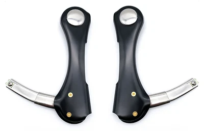 LH & RH Windshield Fulton Visor Side Mounting Adjustable Dog Bone Brackets - Image 1 of 4