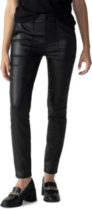 Sanctuary Women's Hayden Black Coated High Rise Skinny Leg Jeans Size 25 - Picture 1 of 8
