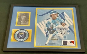 BOBBY WITT JR. MATTED PHOTO, BOWMAN PLATINUM ROOKIE CARD, & KC ROYALS PATCH ⚾️ - Picture 1 of 5
