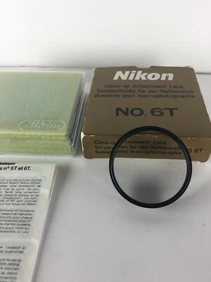 Bonnette macro Close-up NIKON N°6 T en 62 mm Rare !  - Photo 1/4
