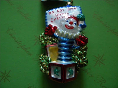 Christopher Radko Just Can't Wait Glass Ornament