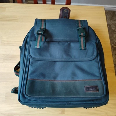 Mochila Mensajero Targus Laptop Vintage Azul Verde Foto 1 de 4