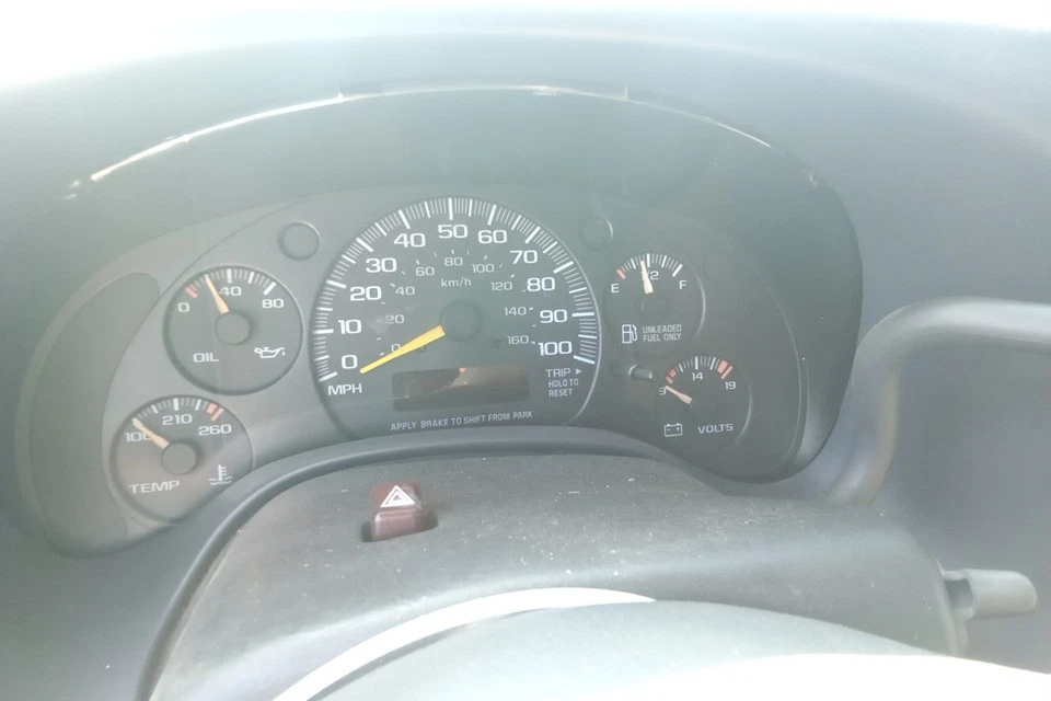 Express 3500 Van 2000 OE velocímetro calibre panel 115 k millas Chevrolet Foto 1 de 4