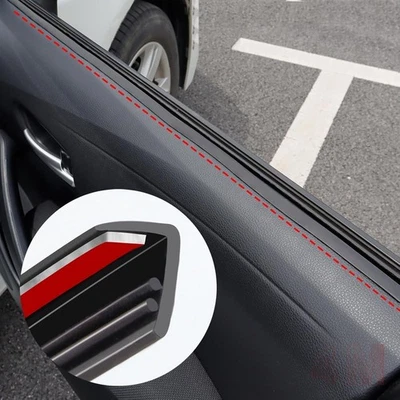 Faixa de vedação de borracha 13 pés para moldura de borda de janela de carro tira meteorológica para Mitsubishi - Imagem 1 de 4