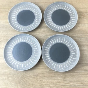 4 Denby Echo Blue Stoneware 8" Plates – Side Salad – Made in England - Picture 1 of 9