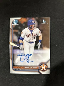 2022 Bowman Draft DREW GILBERT Chrome 1st AUTO RC Autograph #CDA-DG Giants🔥 - Picture 1 of 1