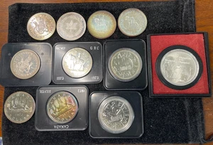 Verschiedene Kanada 11 Silbermünzen Lot hoher Wert - Bild 1 von 12